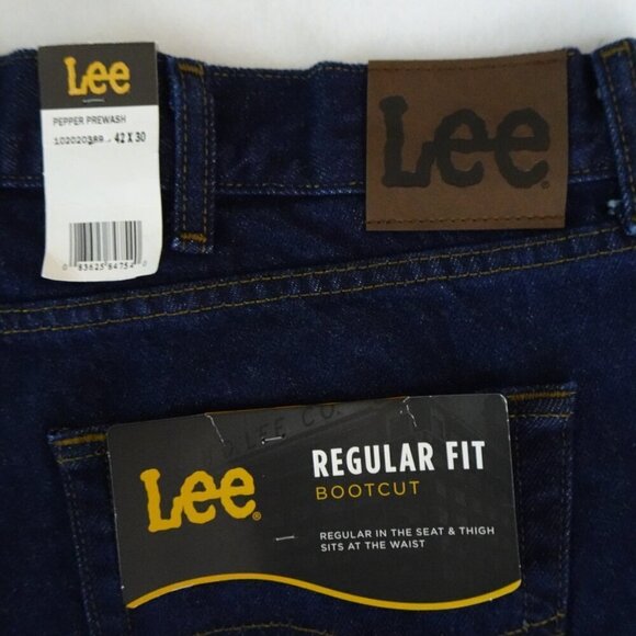 Lee Bootcut Jeans Men's Size 42x30 Blue Denim Regular Fit - Picture 6 of 10